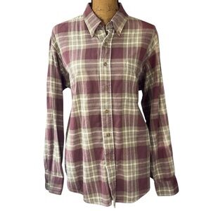 Backpacker Sportswear multi-colored plaid button down shirt Women’s XL |ab7